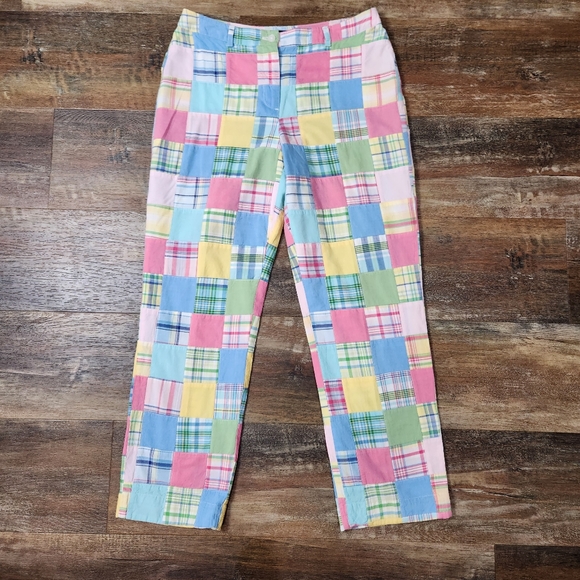 Brooks Brothers Pants - Brooks Brothers Women's Sz 6 Golf Patchwork Plaid Pants